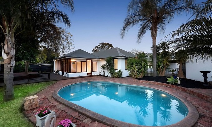 Brighton East Villa | Peaceful Parkside Escape with Private swimming Pool