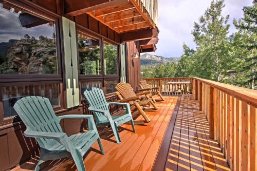 Carriage Hills Casa | Peaceful Pines Estes Park Home Longs Peak View
