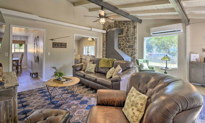 Quilcene Casa | Peaceful Quilcene Riverfront Home w/ Hot Tub!