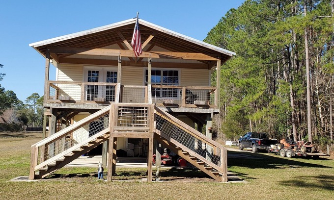 Foley Cabaña | Peaceful Waterfront property with private boat ramp