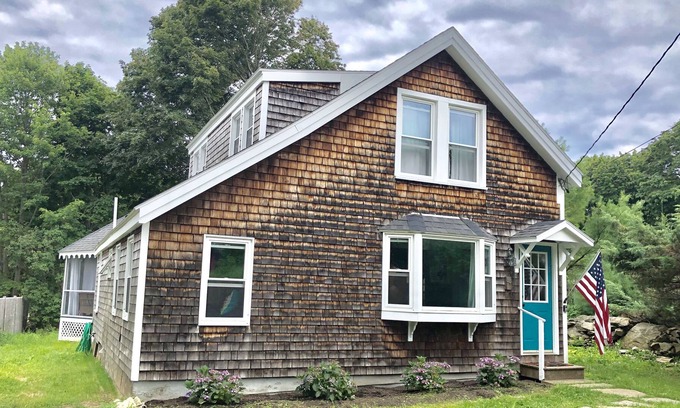 Peaks Island Cabaña | Peaks Island Peak-A-Blue Cottage capacidad para 8