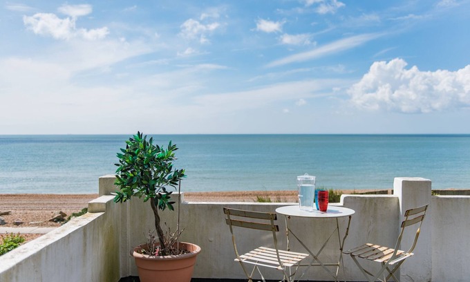 Folkestone Cabina | Guijarros encantador hotel junto al mar con vistas al mar