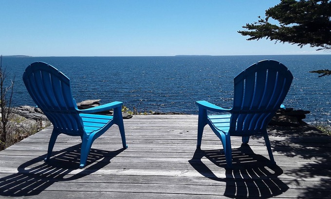 Round Pond Casa | Pemaquid-4B / 2BA Oceanfront Home en 12 acres privados en Long Cove. Duerme 8