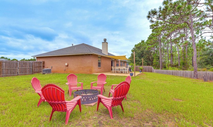 Ono Island Casa | Pensacola Home w/ Fire Pit, 7 Mi to Beaches!