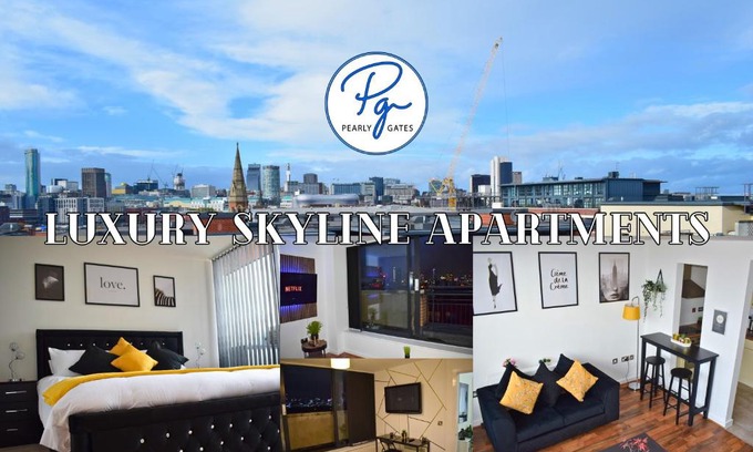 Bordesley Apartamento | Penthouse - Amazing City Skyline Views - Balcony - FREE extra 2 hours - FREE Parking - Utilita Arena - Bullring Shopping - New St Station- Super King Size Bed