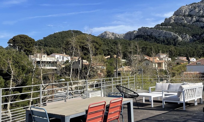Montredon Apartamento | Penthouse apartment close to the beach