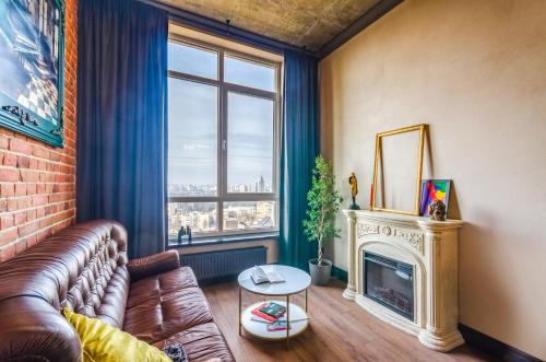 Solomjanskyj Apartamento | Penthouse Art on the 25th floor, loft business class apartments
