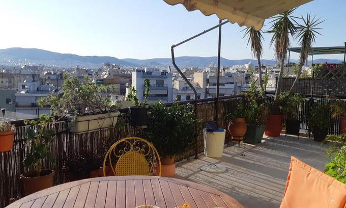 Petralona Apartamento | Penthouse Balcony close to Acropolis