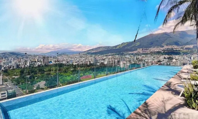 Distrito Financiero Apartamento | Penthouse con vista panorámica piscina Jacuzzy gym