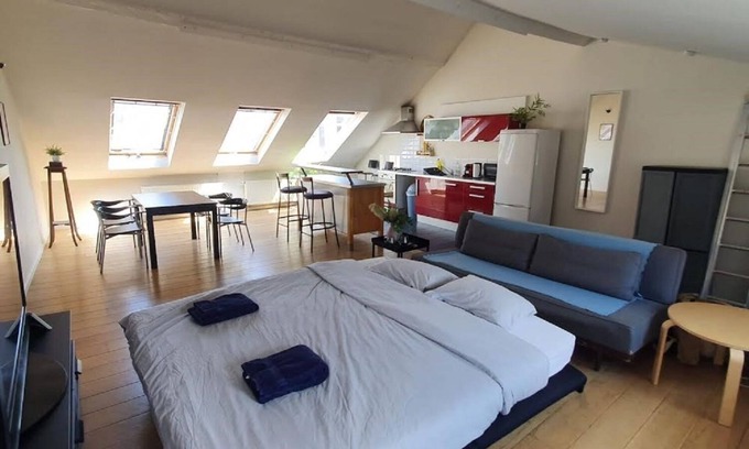 Broekwijk Apartamento | Penthouse Confortable 2 ch au Coeur de Bruxelles