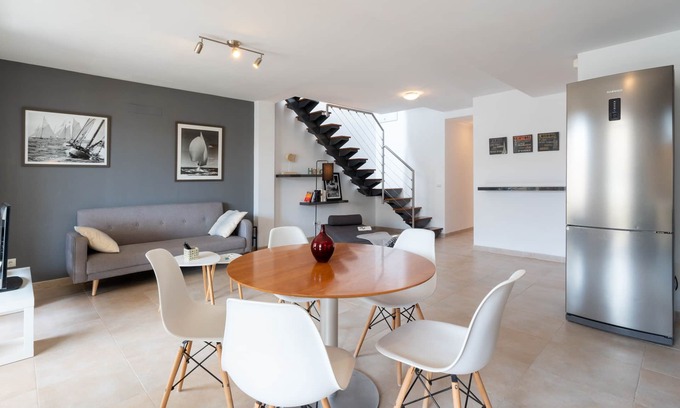 Colonia Sant Jordi Apartamento | Ático:terrazas priv.,Wifi (100MB), A/A, TVsat.