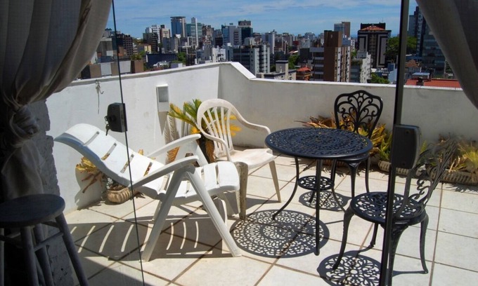Rio Branco Apartamento | Ático con vista panorámica cerca del parque.