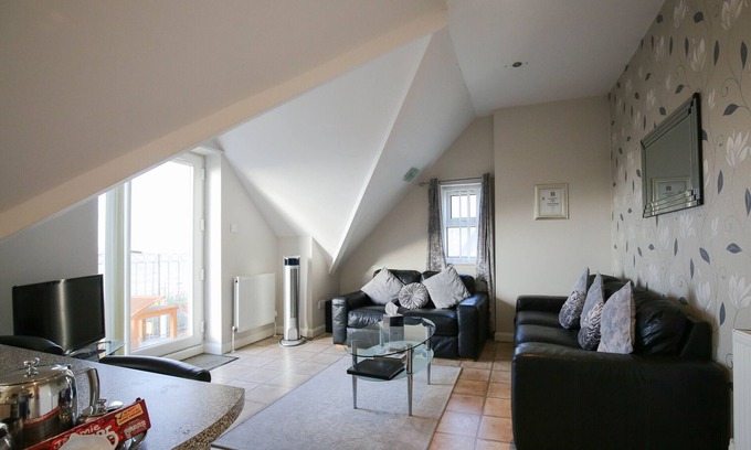 Bispham Apartamento | Ático-Vista a la playa-Panorámico-Baño Privado-Penthouse Balcony