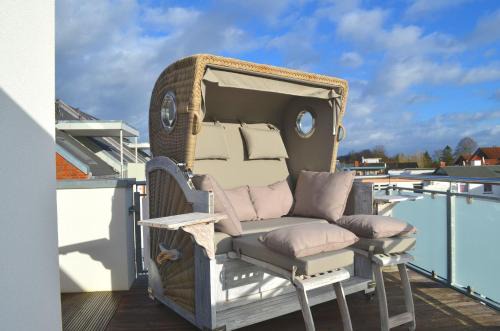 Kellenhusen Apartamento | Penthouse "Meerzeit" Kellenhusen mit Strandkorb