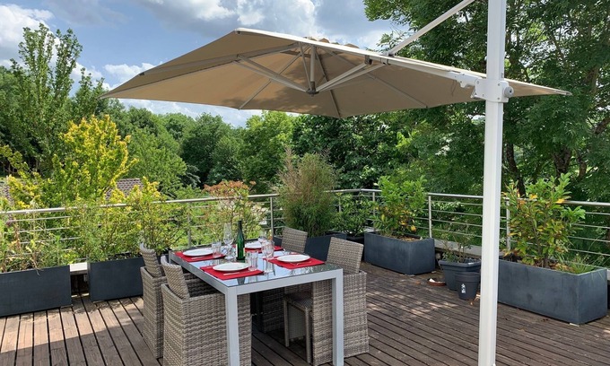 Feyen-Weismark Apartamento | Penthouse Trier mit Großer Dachterrasse und Aussicht Über Trier