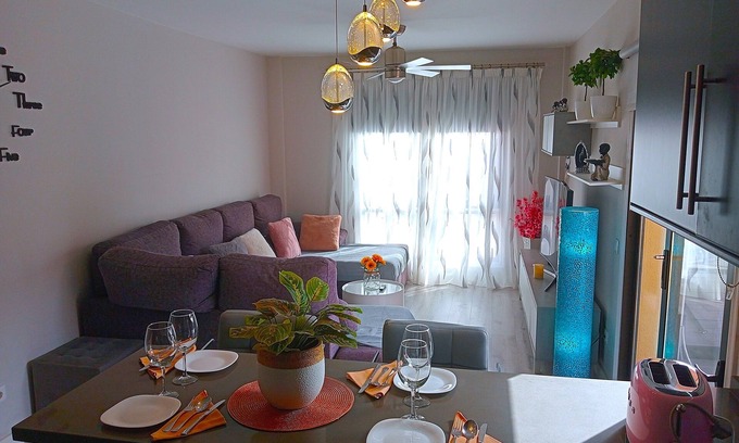 El Medano Apartamento | Ático con hermosas vistas y jacuzzi en EL Medano (Apto Mascotas)