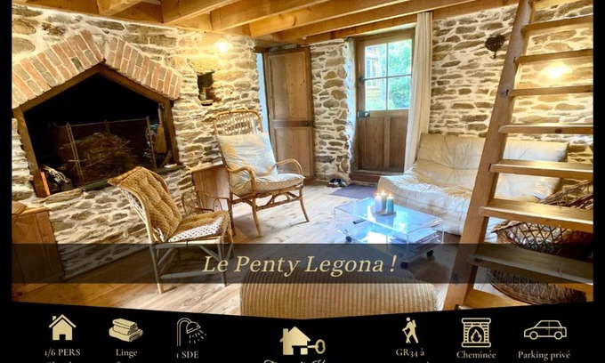 Moelan-sur-Mer Casa | Penty LEGONA, authentique et chaleureux, 2-6 pers