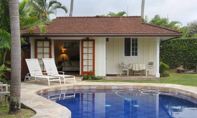 Kailua Cabaña | Perfect Oasis, pasos de la playa! 100% solar!