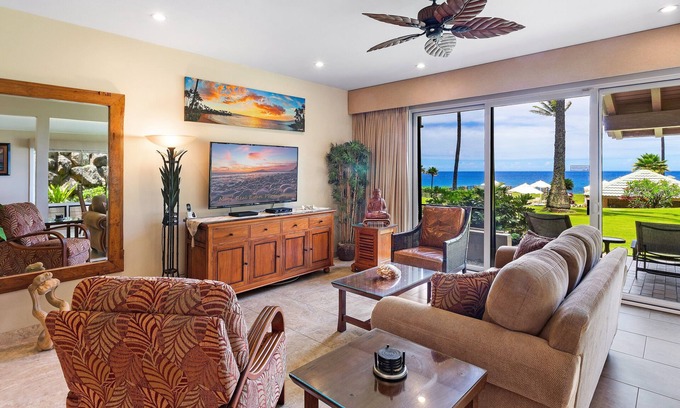 Napili Villa | 6 NOCHES DE JULIO DESCUENTADO ~ VILLA AL FRENTE DE OCEAN MEJORADA ~ VACACIONES DE PLATINUM MAUI