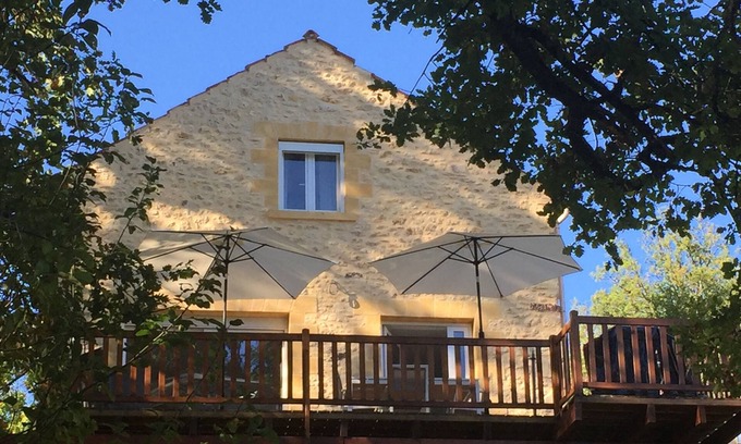 Le Buisson-de-Cadouin Cabaña | Périgourdine casa en una hermosa finca con piscina en el corazón del Périgord