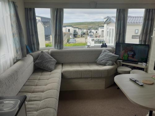 Perranporth Chalet De Esquí | PerranporthCaravan 2bedroom Tv GasFire