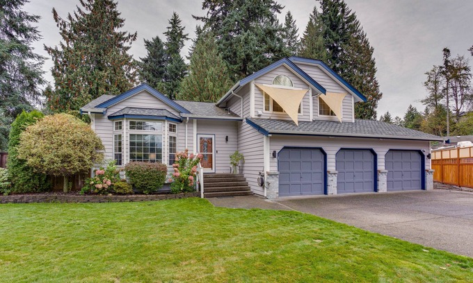 Bonney Lake Casa | Pet & Family Friendly Bonney Lake Home: Game Room
