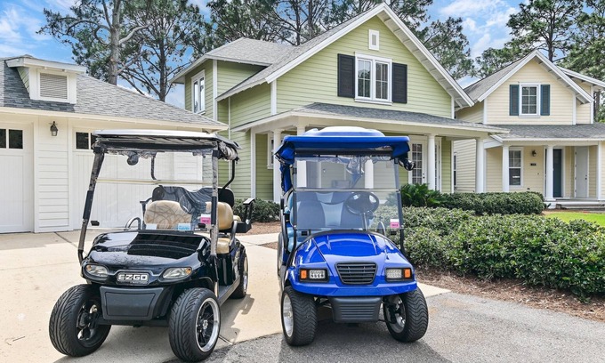 Laurel Grove Casa | Amplio y Elegancia Lakeside Views carrito de golf incluido
