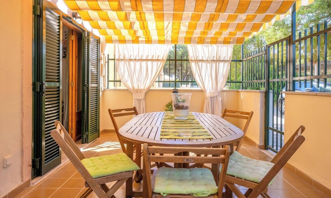 Can Picafort Apartamento | Apartamento "Santa Eulalia" cerca de la playa, aire acondicionado, Wi-Fi y terraza