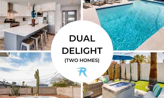 Cavalier Vista Casa | Pet-friendly combo perfect for families + groups, with spa, pool, games, + more!