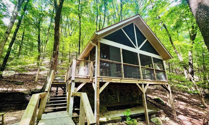 Helen Cabina | Pet Friendly, Firepit, Amazing Screened Porch