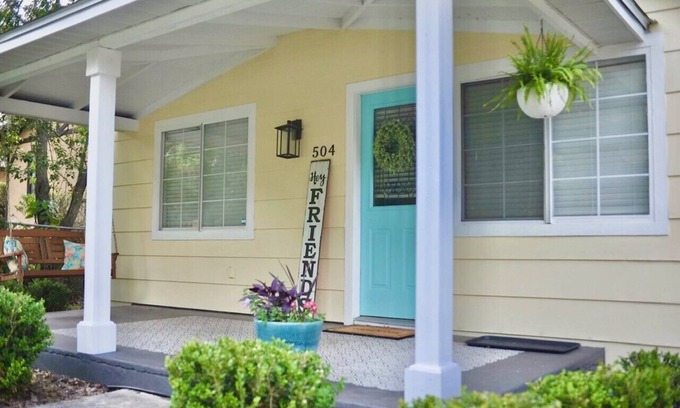 Historic District Casa | Pet Friendly Historic Downtown Bungalow with Fenced In Yard!