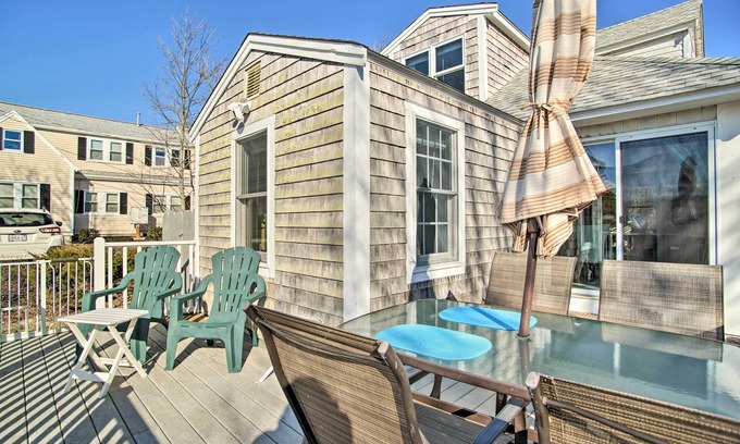 Hyannis Cabaña | Pet-friendly Hyannis Home w/ Deck & Stream Views!