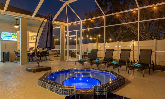 Sabal Harbour Casa | ⚓Pet friendly/ Private heated pool/spa w/fire pit!⚓🐕🌅