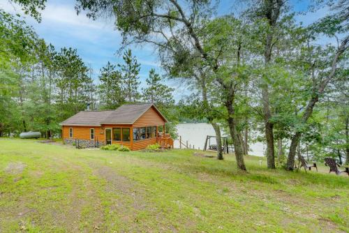 Minong Casa | Pet-Friendly Waterfront Minong Cabin with Fire Pit