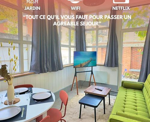 Douai Apartamento | Petit cocon à Douai avec jardin et Netflix