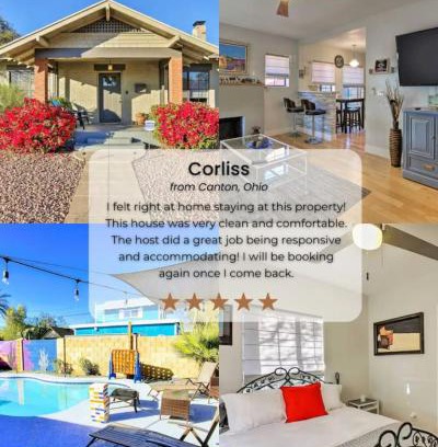Coronado Casa | Phoenix Home Pool & String Lights
