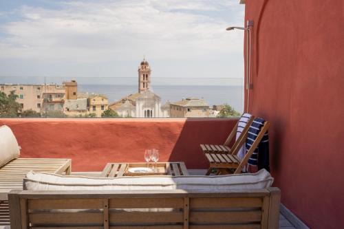 Bastia Apartamento | PIAZZA DA Appartement centre-ville avec Terrasse panoramique vue mer