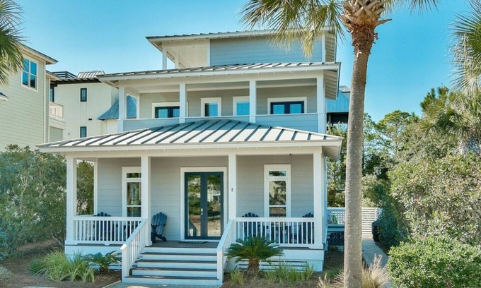 Seagrove Beach Casa | Casa en Seagrove Beach ~ "Nuestro lugar feliz" ~ Vistas al mar ~ Se aceptan mascotas