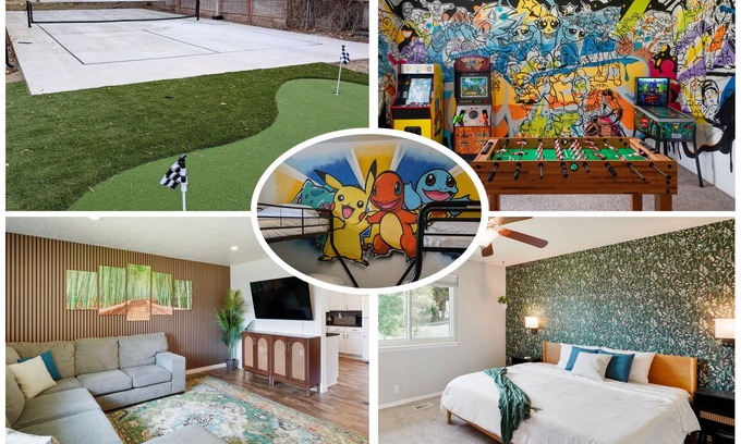 Lakeview Casa | Pickleball, Golf, Arcade, Sleeps 15 people! Near Mountains, Ski Resorts, BYU/UVU