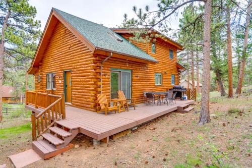 Carriage Hills Casa | Picturesque Log Cabin in Estes Park 9 Mi to RMNP
