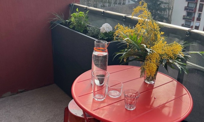 Saint-Denis Apartamento | Pied à Terre Personnel à Saint Denis : Studio 7e Ciel !