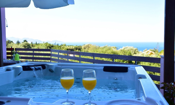 Manganos Condominio | ¡¡Para estrenar!!Happy house - Kefalonia View House Steliata - cerca de Fiscardo
