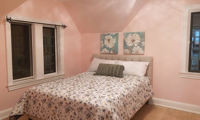 Shorewood Casa | Pink Bedroom in Luxury Mansion