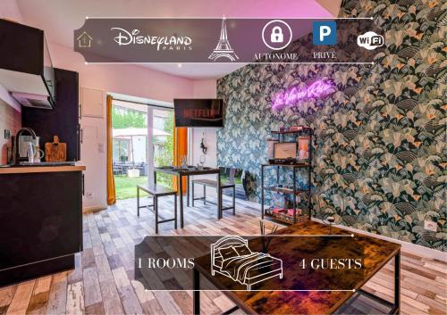 Chauconin-Neufmontiers Casa | Pink House near Disneyland