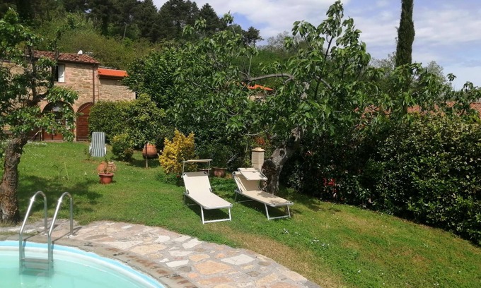 Rivalto Villa | Antigua casona en piedra con piscina. Entre Pisa, Florencia, Volterra y el mare.