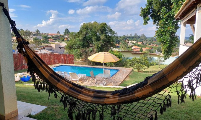 Ibiuna Casa | Piscina Climatizada - Chácara em Condominio
