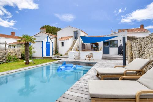 La Gueriniere Casa | Piscine chauffée, jardin, magnifique villa pour 10