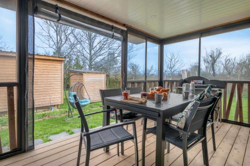Guerande Chalet De Esquí | Piscine - Séjour à Guérande - 3 chambres