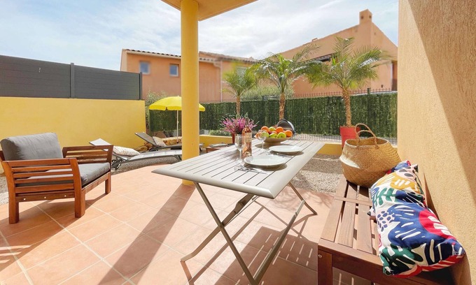 Bandol Apartamento | Plage du Capelan | Parking | Private garden | Air-conditioned | Peace and quiet guaranteed