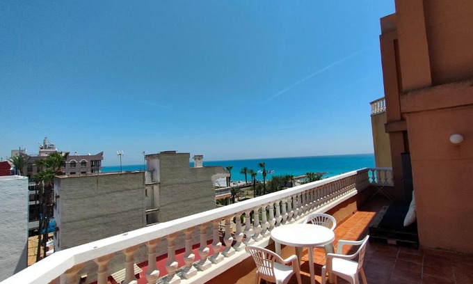 El Grau de Moncofa Apartamento | Playa Paradís - Primera linea de playa - AP-7 3min - Self check-in 24h